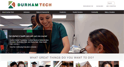 Desktop Screenshot of durhamtech.edu