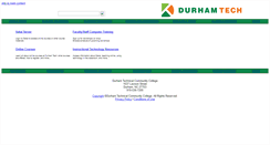 Desktop Screenshot of courses.durhamtech.edu